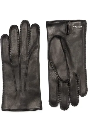 Ermenegildo Zegna Guantes con placa del logo