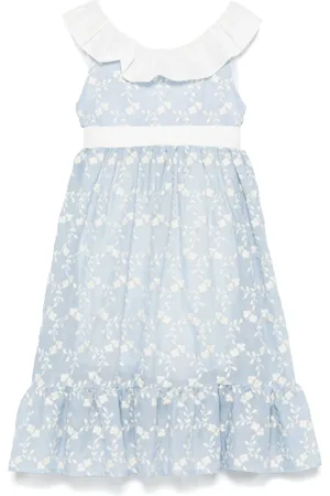 LA STUPENDERIA Vestido de fiesta con bordado floral