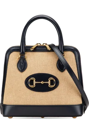 Gucci Bolso satchel Horsebit 1955 pequeño de lona 2016-presente