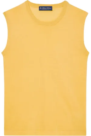 Brooks Brothers Top de algodón sin mangas