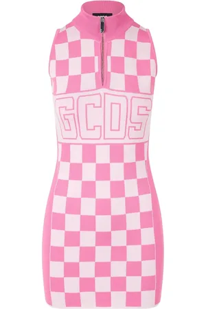 GCDS Vestido corto con logo estampado