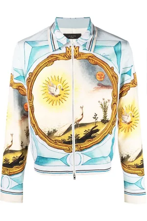 AMIRI Chaqueta varsity Landscape Frame