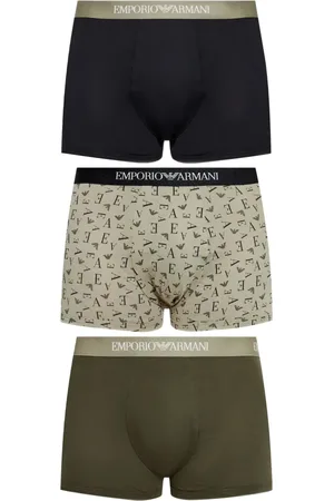 Emporio Armani Set de tres bóxeres con logo