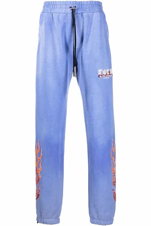 AMIRI Pantalones de chándal con detalle de llamas