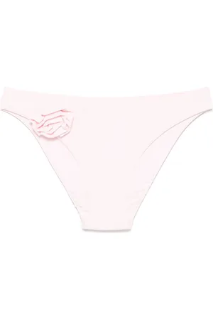 FISICO Bragas de bikini con apliques florales