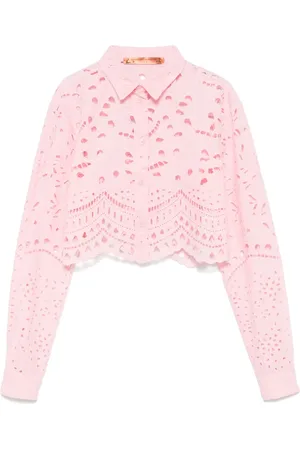 ERMANNO SCERVINO Camisa con bordado inglés