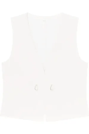 A.L.C. Chaleco con cuello en V