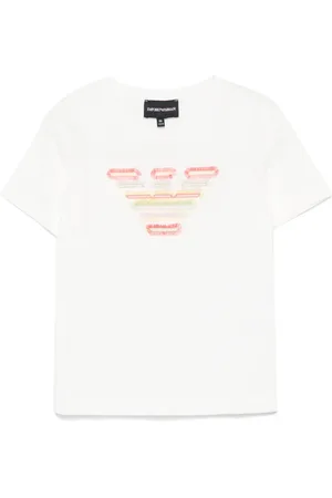Emporio Armani Camiseta con logo bordado