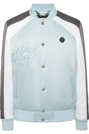 Philipp Plein Chaqueta bómber con logo bordado
