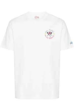MC2 SAINT BARTH Camiseta bordada de x Insulti Luminosi