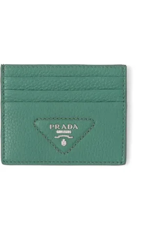 Prada Tarjetero con logo triangular