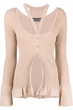 ANDREADAMO Jersey de punto con detalle de aberturas
