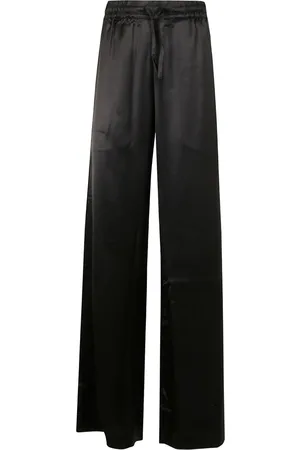 Marine Serre Pantalones de satén