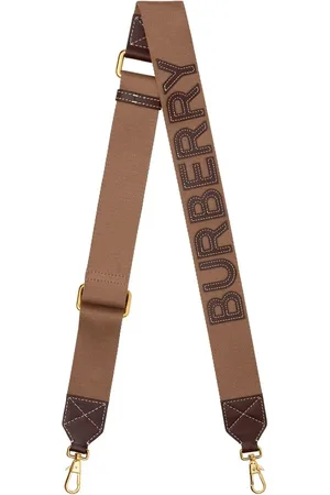 Burberry Correa de bolso con apliques y logo