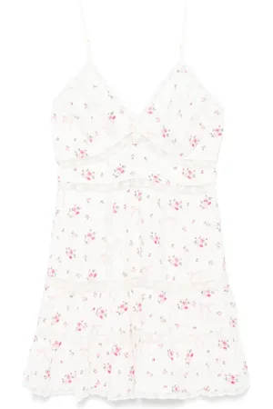 LOVESHACKFANCY Vestido corto Solbina