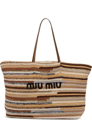 Miu Miu Bolso shopper de ganchillo