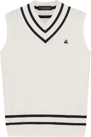 Brooks Brothers Chaleco con logo bordado