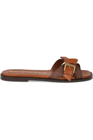 Etro Sandalias con motivo de cachemira