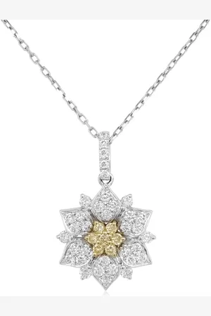 HYT Jewelry Collar Sunshine Yellow Diamond en platino con colgante
