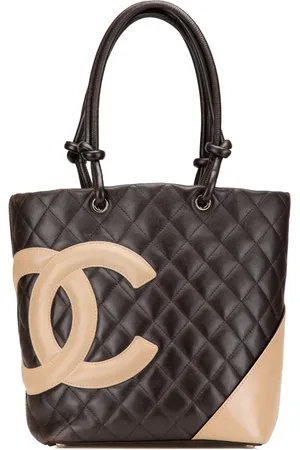 CHANEL Bolso shopper Cambon Ligne mediano de piel de borrego 2004-2005