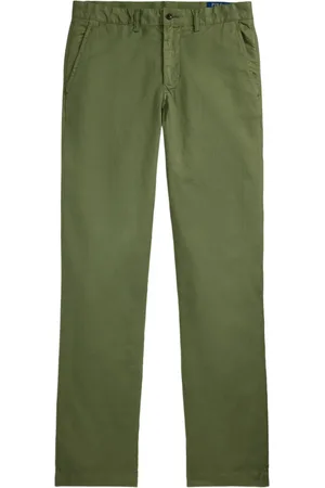 Ralph Lauren Pantalones de mezcla de lino