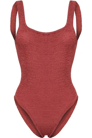 Hunza G Bañador con cuello cuadrado