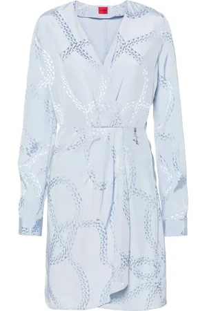 HUGO BOSS Vestido corto Kanelo en jacquard