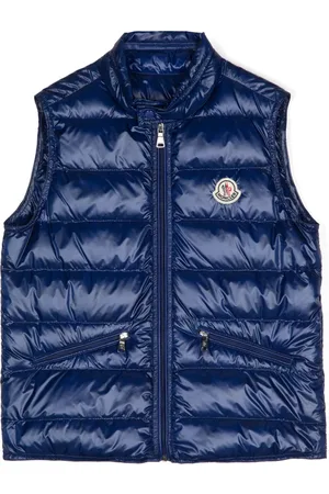 Moncler Chaleco acolchado con parche del logo