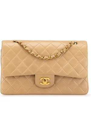 CHANEL Bolso de hombro mediano con solapa doble 1994-1996