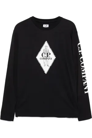 C.P. Company Camiseta con logo estampado