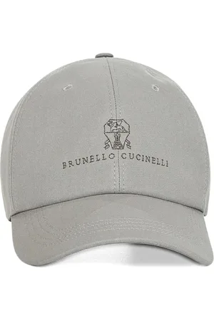 Brunello Cucinelli Gorra con logo bordado