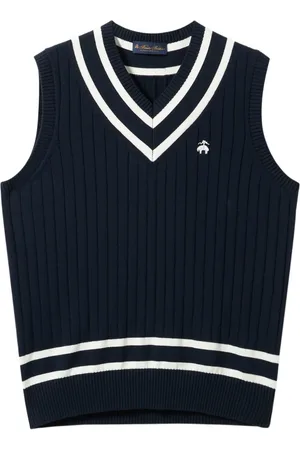 Brooks Brothers Chaleco con logo bordado