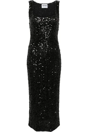 Moschino Vestido midi con lentejuelas