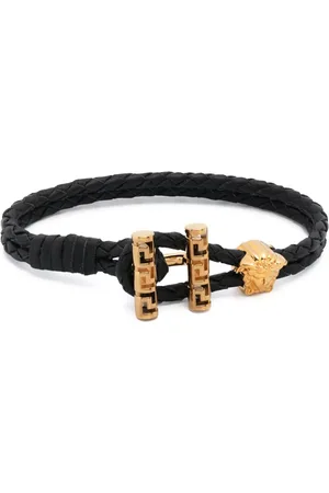 VERSACE Pulsera Medusa trenzada