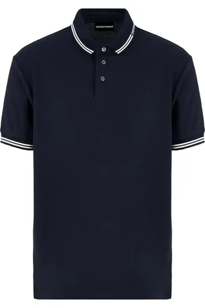 Emporio Armani Polo con logo en el cuello