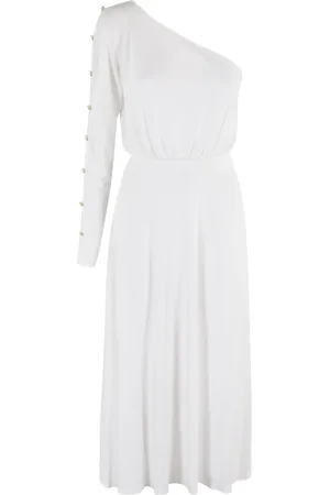 Elisabetta Franchi Vestido midi con una sola manga