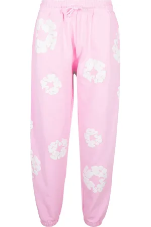 DENIM TEARS Pantalones de chándal The Cotton Wreath "Powder Pink"