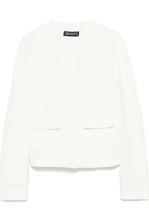 DRHOPE Chaqueta con cuello redondo