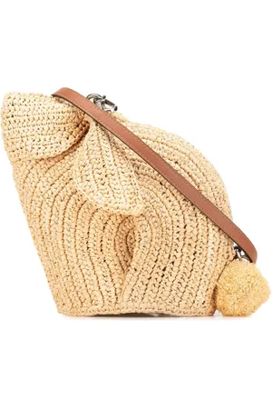 Loewe Bandolera Bunny mini de rafia 2010-2024