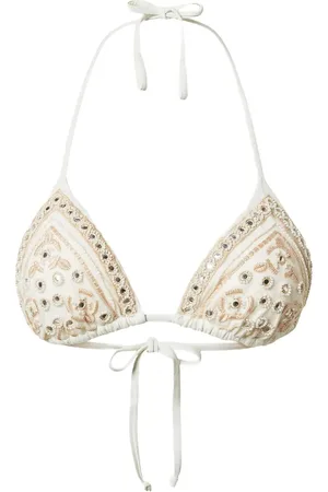 Twin-Set Top de bikini bordado