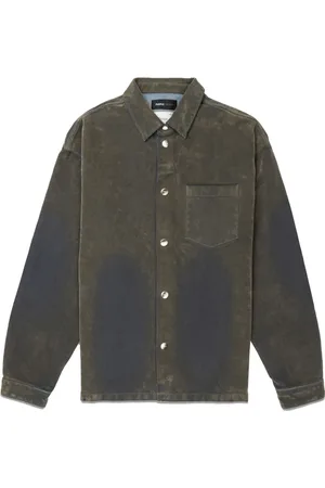 Purple Brand Camisa vaquera con efecto degradado