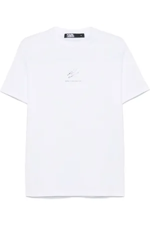 Karl Lagerfeld Camiseta con cuello redondo