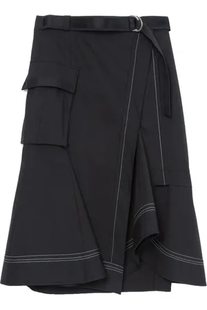 3.1 Phillip Lim Falda con forro en contraste