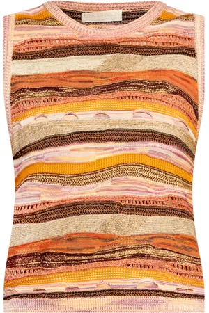 ULLA JOHNSON Top de punto a rayas