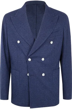 BARBA Blazer vaquero de algodón