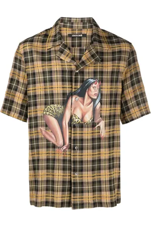 Roberto Cavalli Camisa con estampado gráfico
