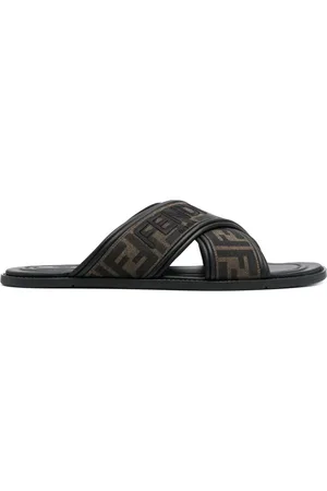 Fendi Sandalias con motivo FF en jacquard