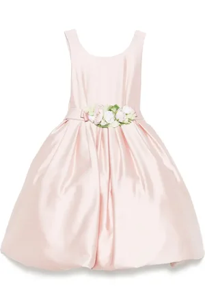COLORICHIARI Vestido con apliques florales