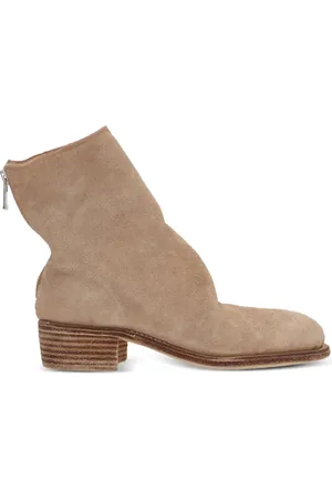 GUIDI Botines con detalle de hebilla