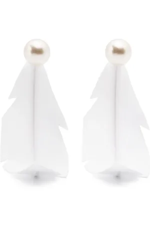 Marni Pendientes con plumas